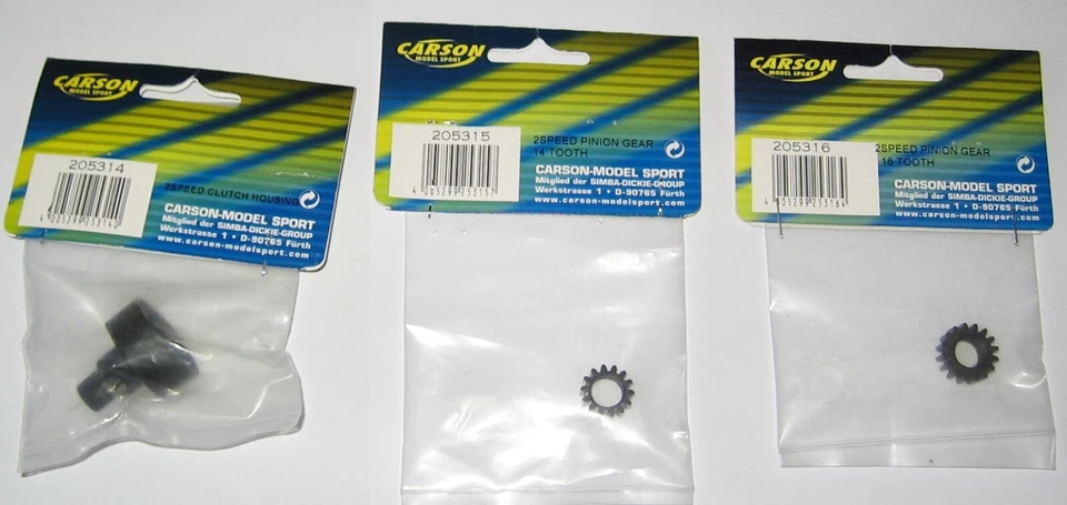 CARSON RC 205314 205315 205316 CLUTCH CLUTCH 2 SPEED - Image 1 of 1