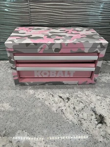New in Box Kobalt Mini Tool Box, Pink CAMO Color **Free SHIP*** - Picture 1 of 2