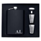 Customise Initial Hip Flask Gift Ideal Birthday Christmas Wedding Present
