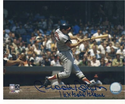 BROOKS ROBINSON BALTIMORE ORIOLES BASEBALL HALL OF FAMER RARE SIGNED PHOTO - Image 1 of 2