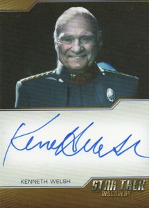 Star Trek Discovery Season 3 Kenneth Welsh, Senna Tal Archive Box Autograph Card