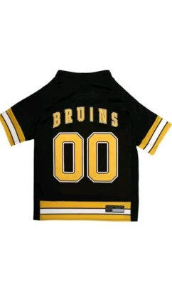 Boston Bruins Pet Jersey XXL Premium Jersey Material NHL Ropa para mascotas Foto 1 de 4