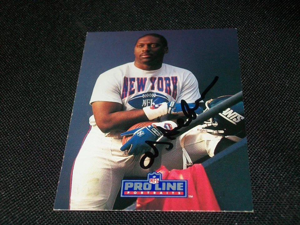 New York Giants OJ Anderson Signed Auto 1991 ProLine Card #116 SUper Bowl MVP JR - Image 1 of 1