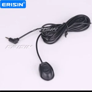 Erisin 3M Microfono Esterno Standard 3.5mm Spina per Autoradio GPS Navi PC Portatile - Foto 1 di 12