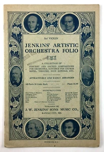 Segundo libro de música antigua para violín de J W Jenkins Sons Music Co Kansas City MO 1913 - Imagen 1 de 7