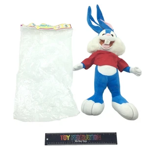 Vtg 1993 Tiny Toon Adventures BUSTER BUNNY 28" Plush Doll - Picture 1 of 8