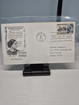 Susan B Anthony First Day Issue Envelope .6C 1970 Ratification Of 19th Amendment - Image 1 of 3