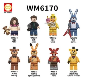 8-teiliges SET FNAF Five Nights at Freddy's Actionfigur Spielzeug Neu - Bild 1 von 10