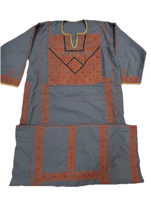 Vestido Tatreez Vintage Palestino Tradicional Thobe - Bordado a Mano Foto 1 de 4