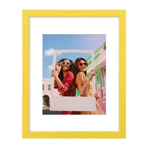 11x14 Picture Frame, Engineered Wood with Shatter Resistant Plexiglass, Displ... - Bild 1 von 9