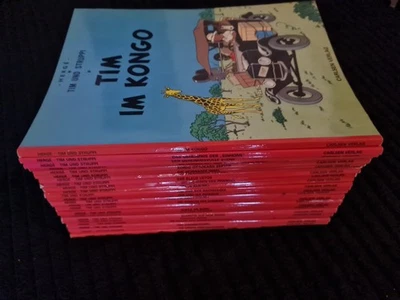 Tim und Struppi Comic Band 1 bis 23  komplett  (Carlsen) Zustand 1-2 - Bild 1 von 3