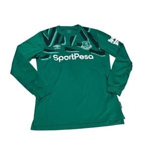 Umbro Everton 2019/20 Goalie Jersey Green Mens Medium Soccer Futbol Long Sleeve - Picture 1 of 10