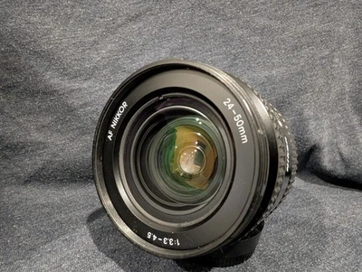 EXCELLENT Nikon AF NIKKOR 24-50mm F/3.3-4.5  Zoom Lens  USA Shipper F Mount - Image 1 of 4