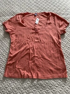 Old Navy NWT Scoopneck Ribbed Tee XL Tall - Picture 1 of 3