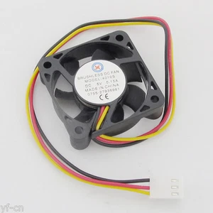 10pcs Brushless DC Cooling Fan 40x40x10mm 40mm 4010 7 blades 5V 3pin Connector - Picture 1 of 5