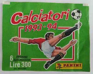 BUSTINA CALCIATORI PANINI 1993-94 Bustina NUOVA SIGILLATA Sealed Packet MINT NEW - Picture 1 of 2