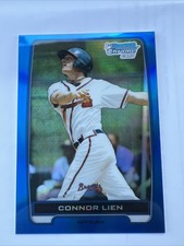 2012 Bowman Chrome Draft Draft Picks Blue Refractors #BDPP82 Connor Lien /250