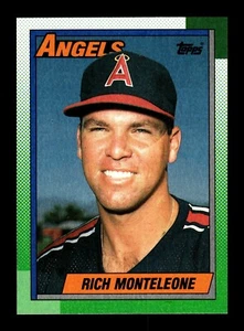 RICH MONTELEONE ⚾ 1990 Topps Baseball #99 California Angels RC Rookie - Bild 1 von 2