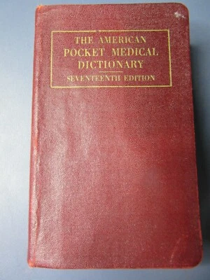 The American Pocket Medical Dictionary seventeenth edition 1944 - Image 1 of 4