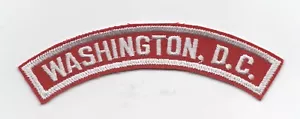 Washington D.C. Council, (2011 NCAC 100th An.), Media tira roja sobre blanca Repro. - Imagen 1 de 2