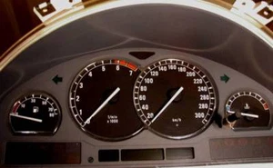 D BMW E31 Chrom Tachoringe Edelstahl poliert Typ II .....ohne Tacho!!! - Picture 1 of 3