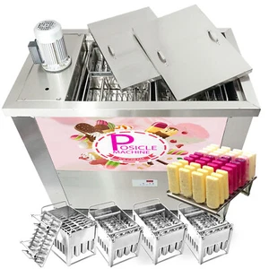 USA Commercial 4 mold sets ice pops machine, ice popsicle sticks making machine - Picture 1 of 12
