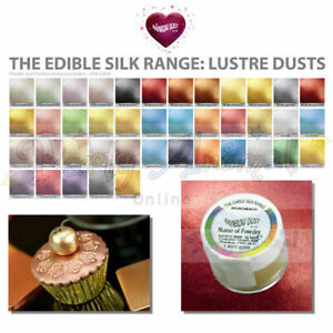 Rainbow Dust Food Colouring Edible Silk Metallic Pearl Sparkle Lustre Cake Bake