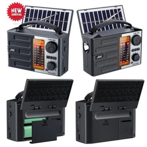 Solarradio mit LED-Taschenlampe und BT-Lautsprecher tragbares AM-FM-SW-Radio für - Bild 1 von 11
