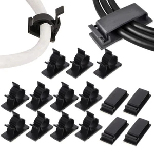 18 Pcs Kabelfixierclip Selbstklebendes Netzkabelretainer Draht-Organizer-Clips - Afbeelding 1 van 12