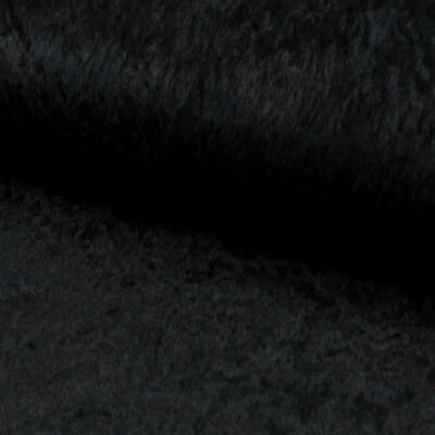 0,5 Meter PAN SAMT schwarz weich Velvet Velours Bekleidungs- Deko Basteln (19) - Bild 1 von 2