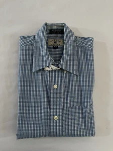 Cutter & Buck Blue Plaid Mix Shirt - Picture 1 of 13