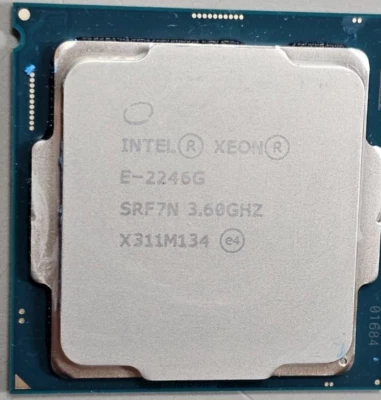 Intel E-2246G 3.60GHz 6C LGA1151 2666MHz 12MB 80W SRF7N CPU Processor - Image 1 of 3