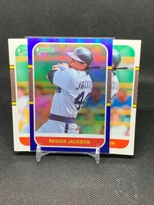 Lote x3 Donruss Blue Foil & Base 2021 Reggie Jackson Los Angeles Angels - Imagen 1 de 1