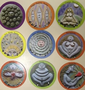 MOTHER EARTH ORACLE ORACULO MADRE TIERRA TAROT 42 CARDS DECK Spanish Language - Picture 1 of 5