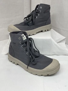 Palladium Pampa Hi Original Fashion Boots Canvas Sahara Men’s 6.5 Women’s 8 - Picture 1 of 9