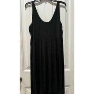 Tommy Bahama Black Tank Dress Casual Sleeveless Sun Dress L - Picture 1 of 4