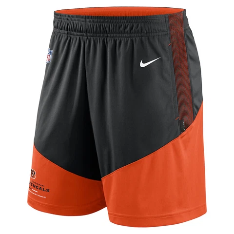 New Cincinnati Bengals Nike Primary Lockup Performance Shorts Men's 2022 NFL NWT Cover