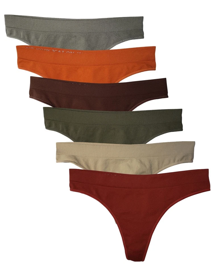 Calcinha fio dental feminina Kalon pacote com 6 náilon elastano - Imagem 1 de 1