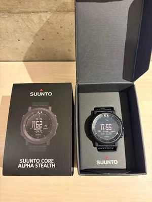 SUUNTO CORE ALPHA STEALTH Digital Watch Black Durable Outdoor Timepiece - image 1 of 4