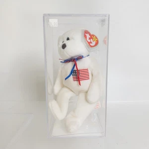 Autenticado TY Beanie Baby - LIBEARTY the Bear (etiqueta colgante de 4ª generación - MWMTs) - Imagen 1 de 5