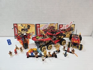 Lego Ninjago 70677 velero del desierto, 70675 Katana 4x4, 70674 serpiente de fuego usado - Imagen 1 de 24