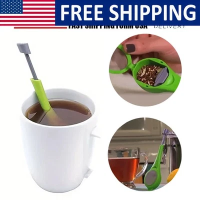 Infusor de silicona para remojar té hoja suelta más empinada herramienta de infusión de especias a base de hierbas nuevo Foto 1 de 4