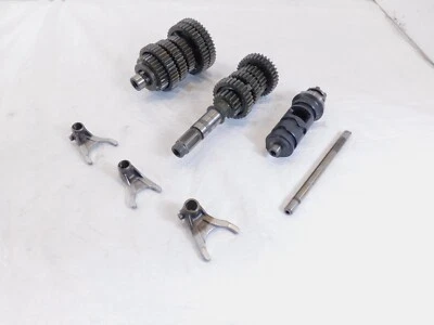 1986-1999 Yamaha Virago 1100 XV1100 Transmission Gears & Shift Drum w/ Forks - Image 1 of 4