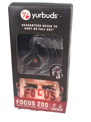 Fones de ouvido esportivos Harman Yurbuds Focus 200 à prova de suor Ironman Series sem emaranhados - Imagem 1 de 4