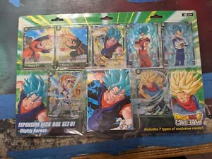 Dragon Ball Super Expansion Deck Box Set 01 Mighty Heroes BE01 Sigillato - Foto 1 di 2