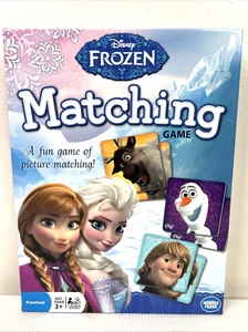 Disney Frozen Matching Memory Picture Card Preschool Game Age 3+ EUC Complete - Picture 1 of 6