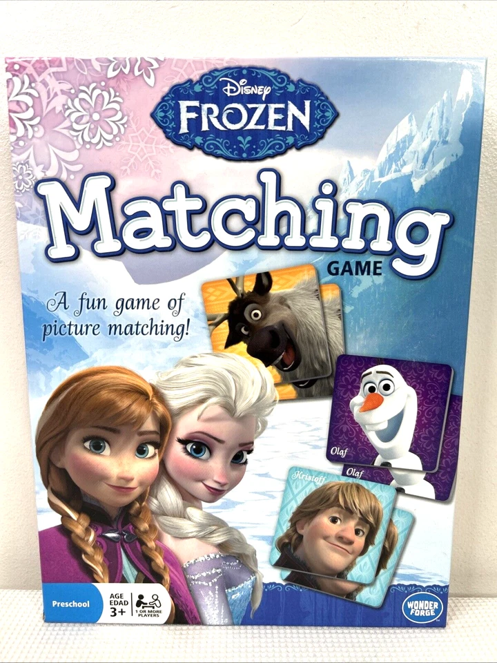 Disney Frozen Matching Memory Picture Card Preschool Game Age 3+ EUC Complete - Image 1 of 4