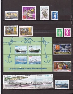 Saint Pierre et Miquelon complete year mnh 1996 ships, boxing, christmas - Picture 1 of 1