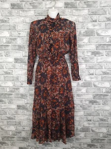 Dorothee Schumacher Dress Size 1 Uk 8 Floral Cotton Silk - Picture 1 of 9