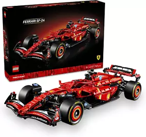 LEGO Technic Ferrari SF-24 F1 Car Model Kit for Adults, Collectible Formula 1 Bu - Picture 1 of 11